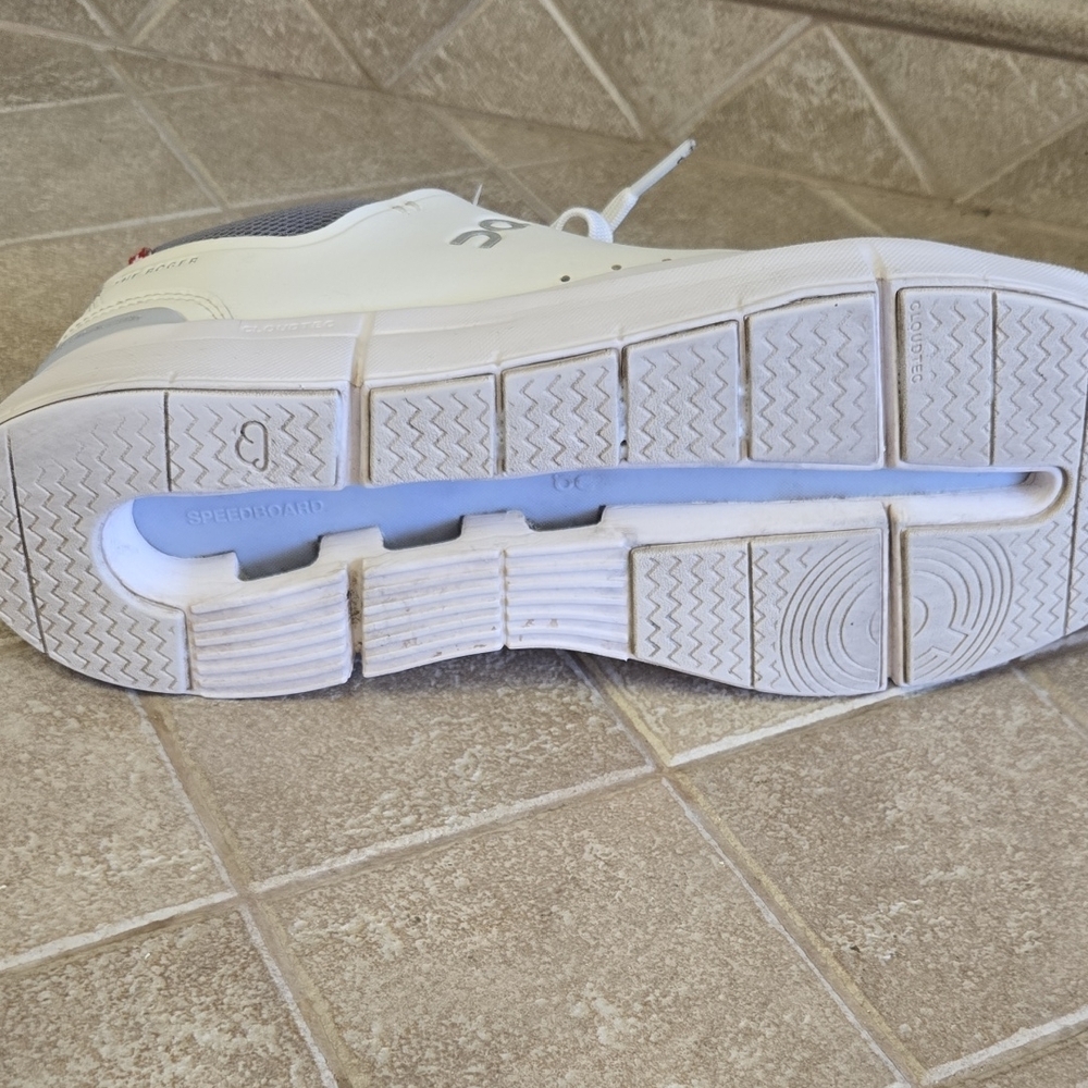 On Running White and Gray Sneakers for Men - Picture 14 of 15